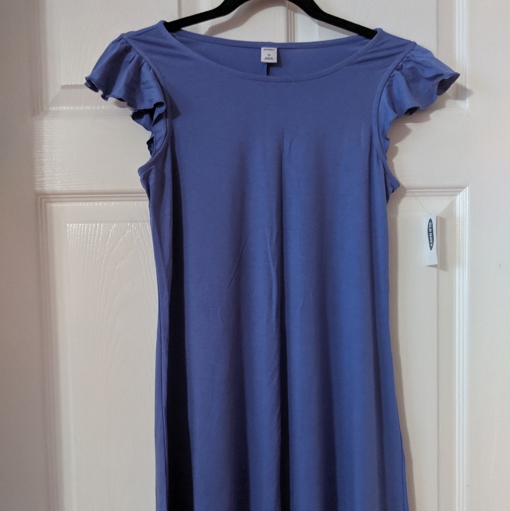 Flutter Sleeve Swing Dress